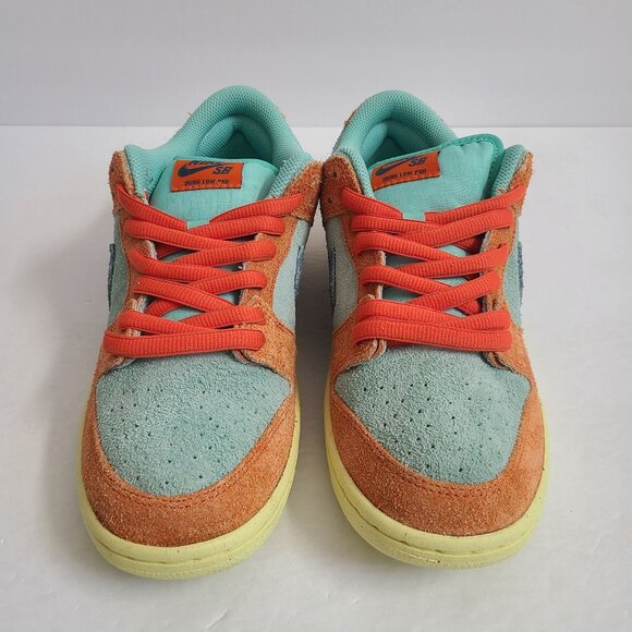 NEW Nike SB Dunk Low Shoes DV5429-800 Size 9.5 Orange Emerald Rise main image 7